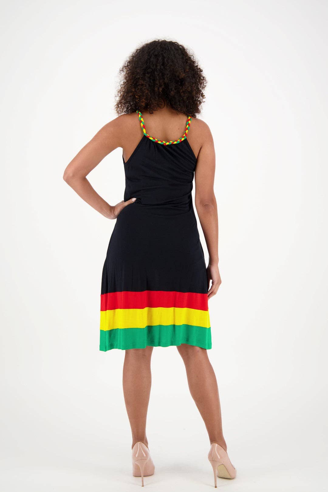 Crew Neck Rasta Dress