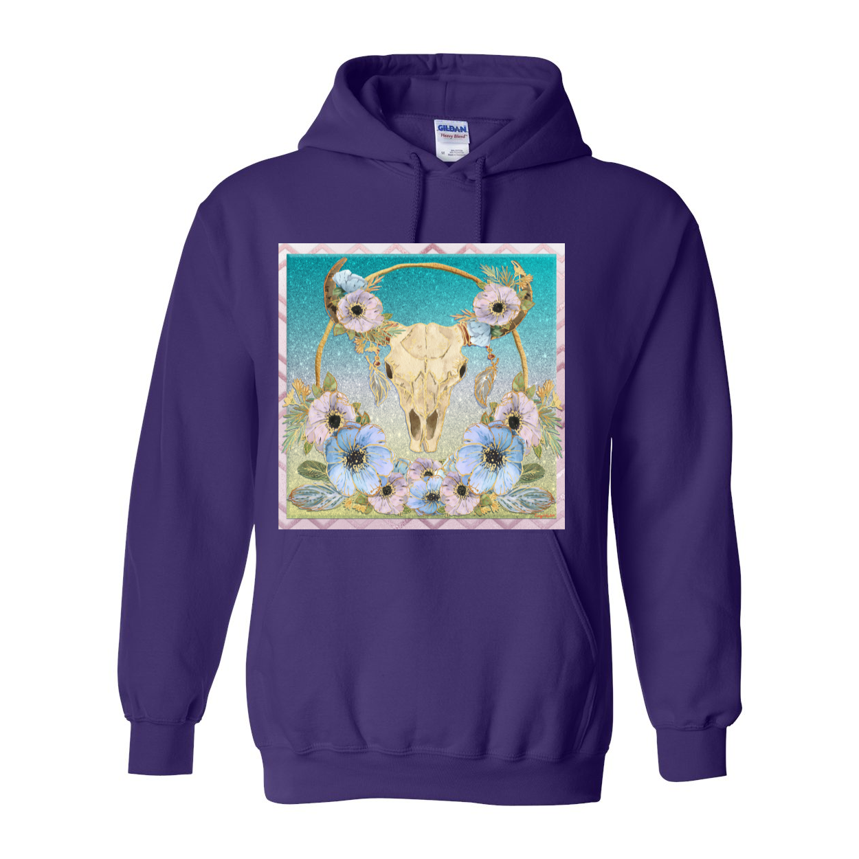 Cowgirl Roots™ Bohemian Rhapsody, Pull Over Front Pocket Hoodies