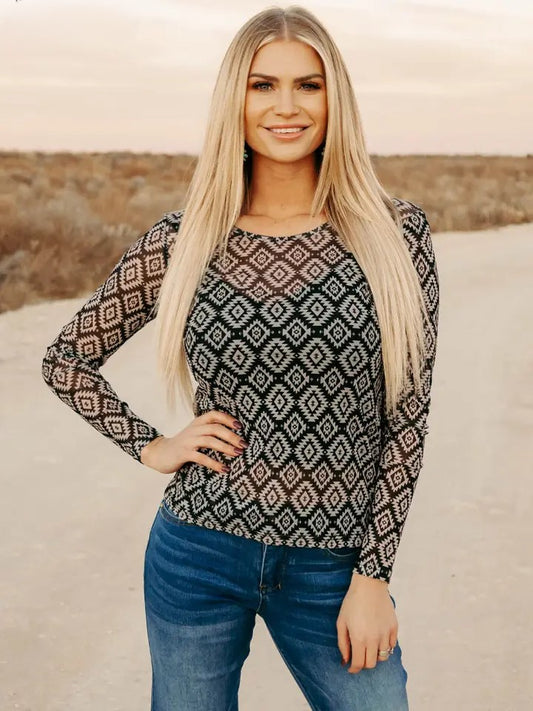 Fort Worth Mesh Top