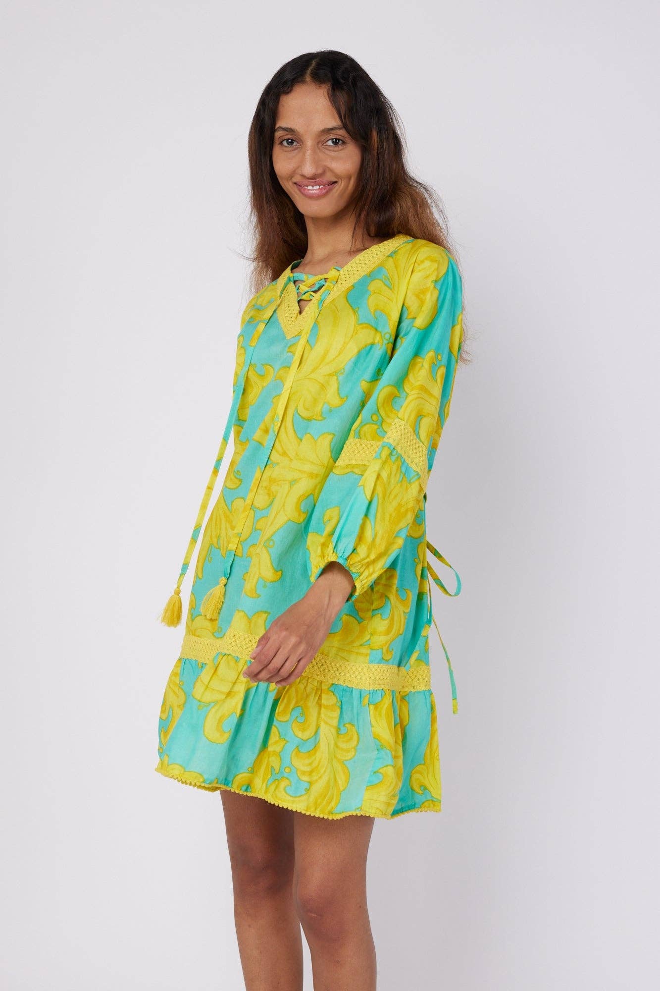 Resort Spring Summer Cotton Dress