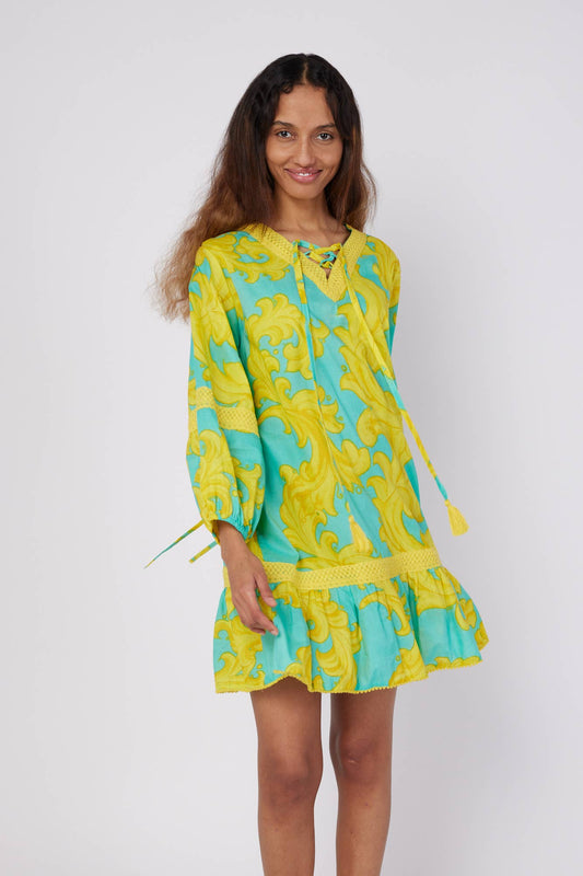 Resort Spring Summer Cotton Dress