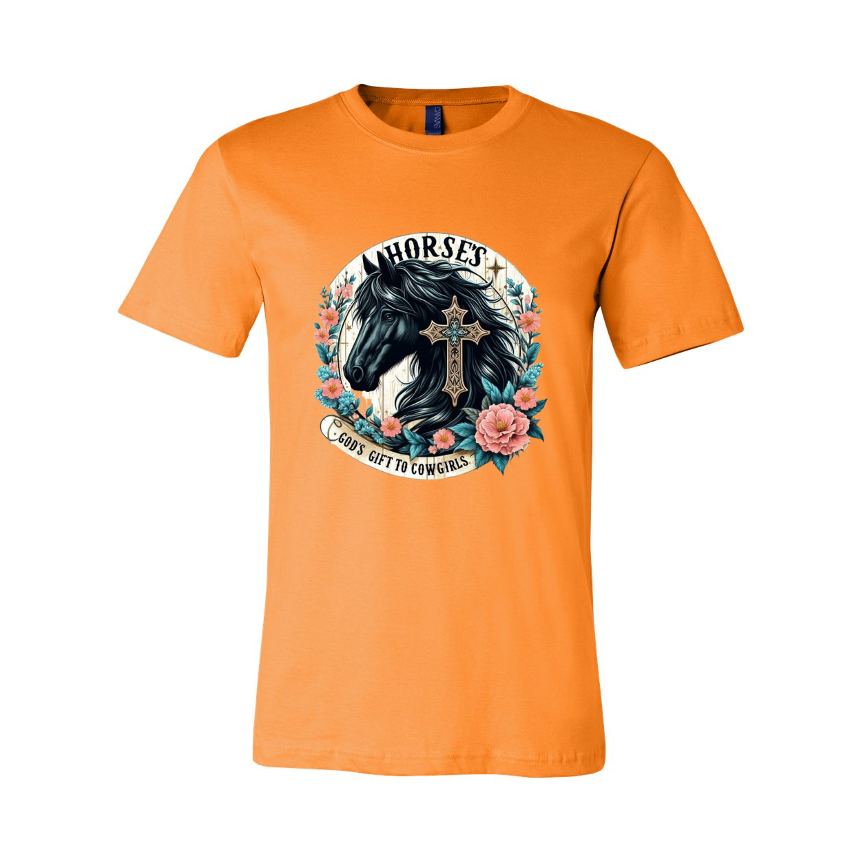 Horses Gods Gift to Cowgirls T Shirts