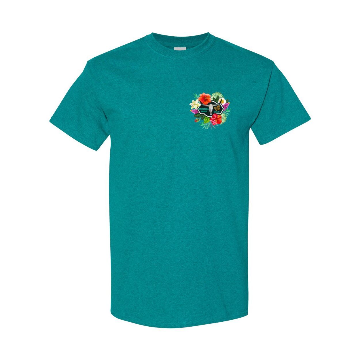 Tropical Red and White Paint Horse T Shirts
