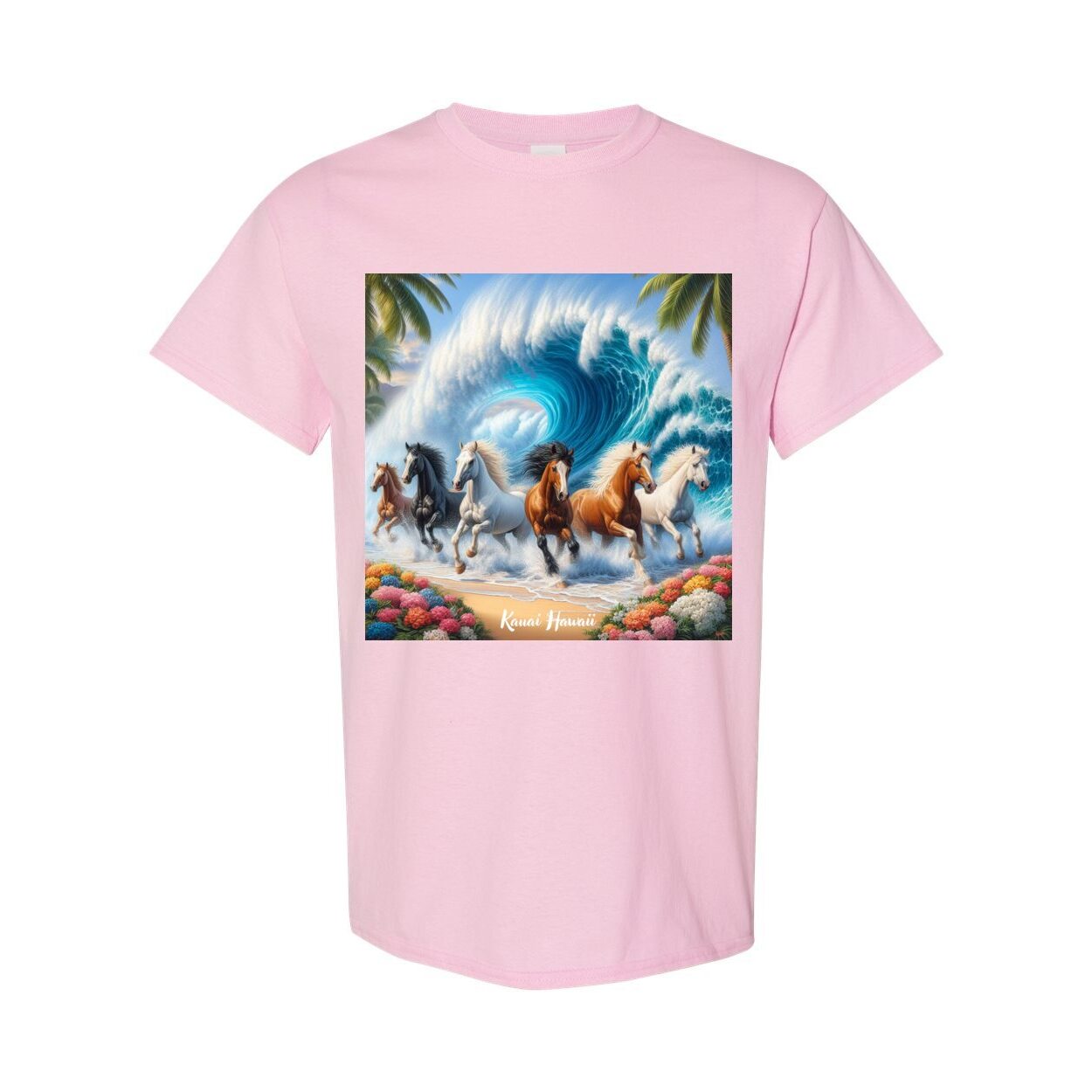 Ocean Wave Herd of Horses