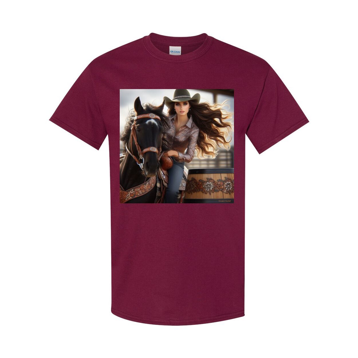 Rodeo Barrel Racer T Shirt