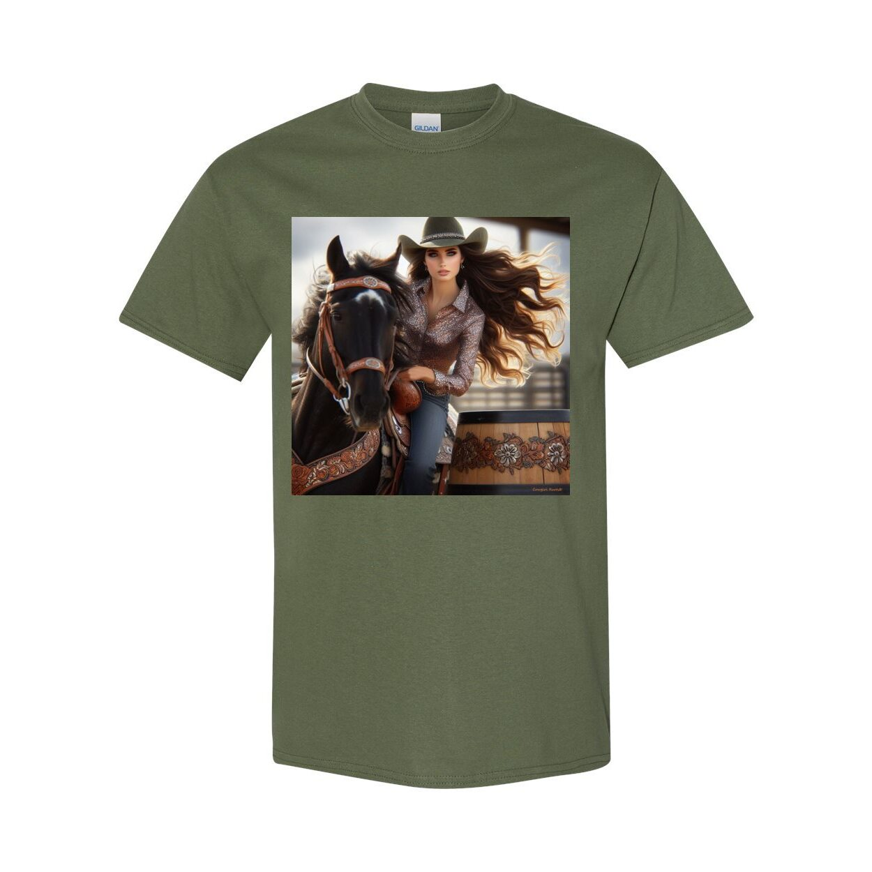 Rodeo Barrel Racer T Shirt