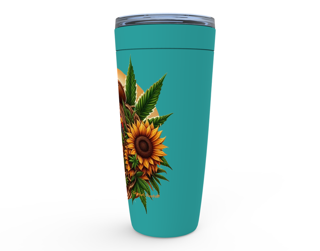 Cowgirl Roots™ Rasta Horse Tumbler 20oz Stainless Steel Insulated Hot and Cold Travel Mugs.........