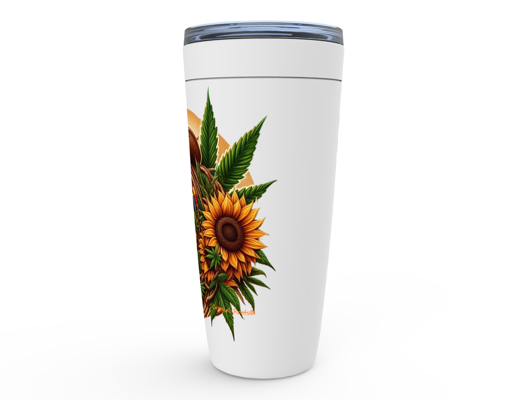 Cowgirl Roots™ Rasta Horse Tumbler 20oz Stainless Steel Insulated Hot and Cold Travel Mugs.........