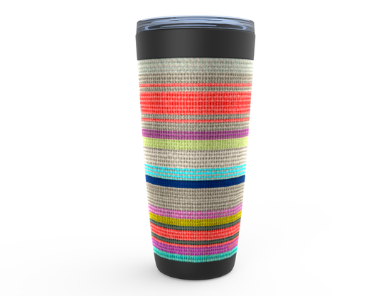 Cowgirl Roots™ Candy Orange Serape Tumbler 20oz Stainless Steel Insulated Hot and Cold Travel Mugs