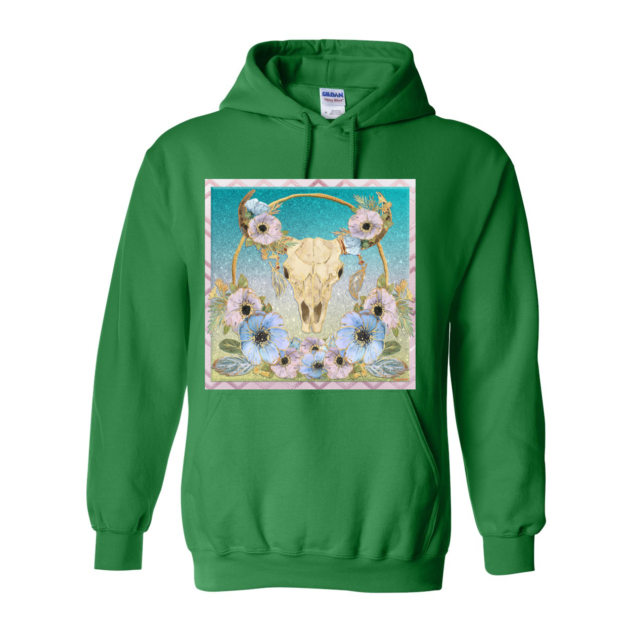 Cowgirl Roots™ Bohemian Rhapsody, Pull Over Front Pocket Hoodies