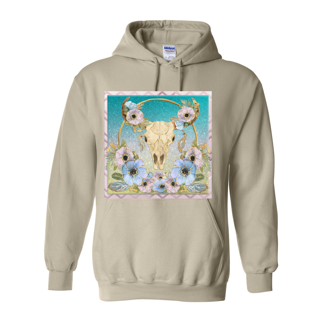 Cowgirl Roots™ Bohemian Rhapsody, Pull Over Front Pocket Hoodies