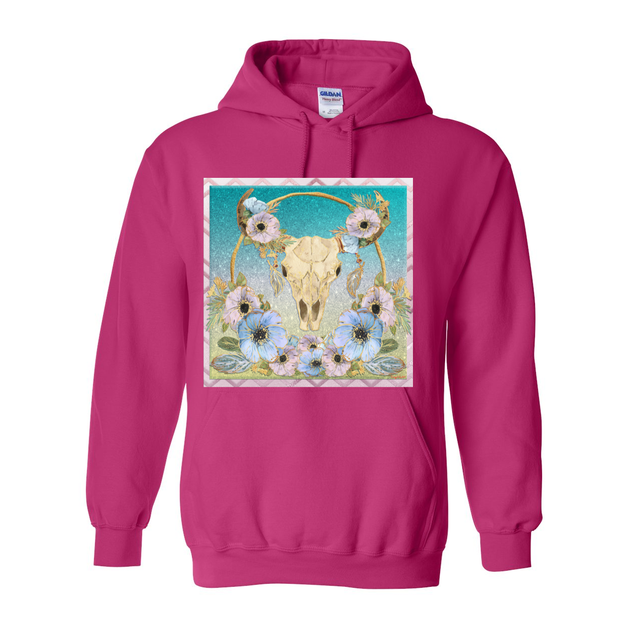 Cowgirl Roots™ Bohemian Rhapsody, Pull Over Front Pocket Hoodies