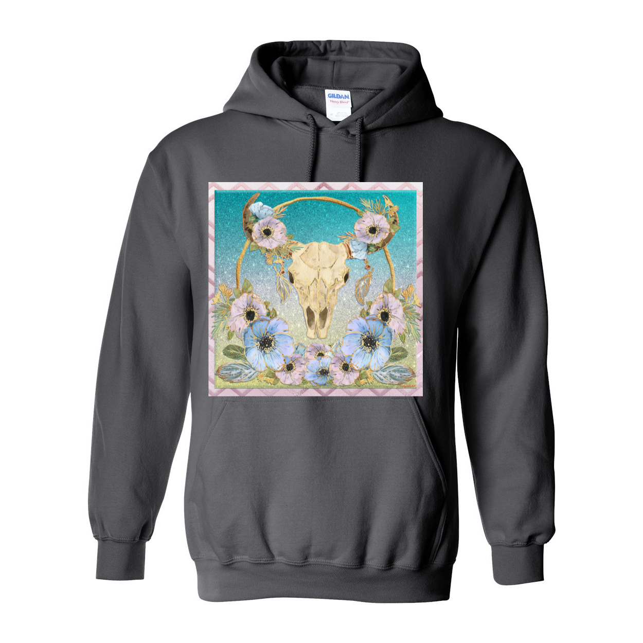 Cowgirl Roots™ Bohemian Rhapsody, Pull Over Front Pocket Hoodies