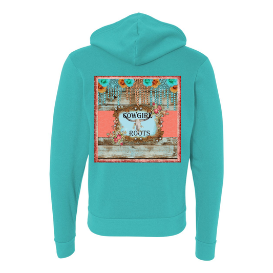 Cowgirl Roots™ Cowgirl Roots, Zip-Up Front Pocket Hooded Sweatshirts