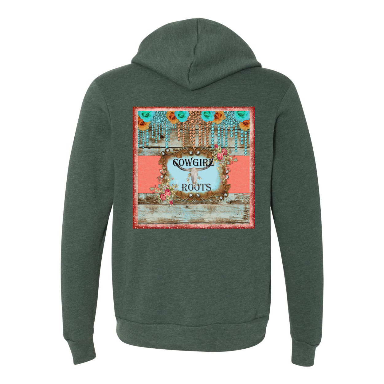 Cowgirl Roots™ Cowgirl Roots, Zip-Up Front Pocket Hooded Sweatshirts