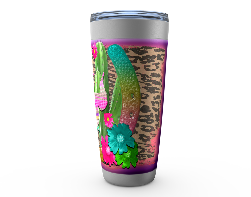 Cowgirl Roots™ Tumbler 20oz Desert Bronc, Stainless Steel Insulated Hot and Cold Mug