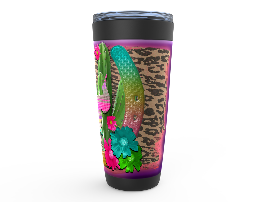 Cowgirl Roots™ Tumbler 20oz Desert Bronc, Stainless Steel Insulated Hot and Cold Mug