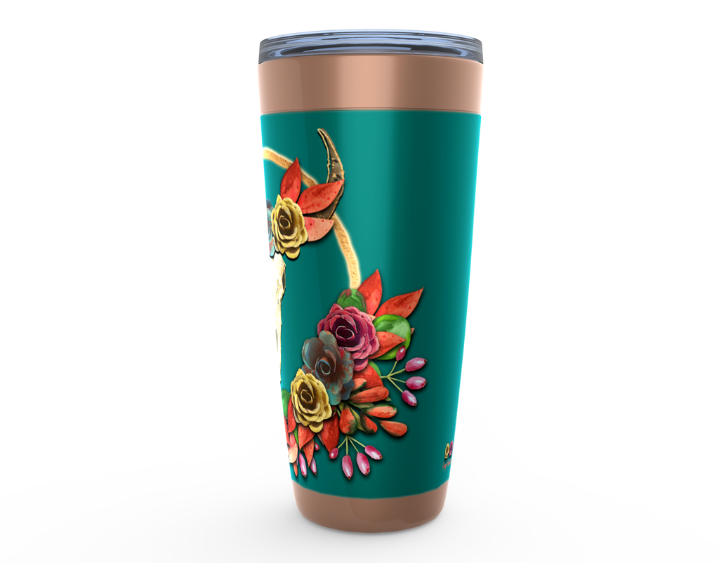 Cowgirl Roots™  Tumbler 20oz Steer into Fall, Stainless Steel Insulated Hot and Cold Mug